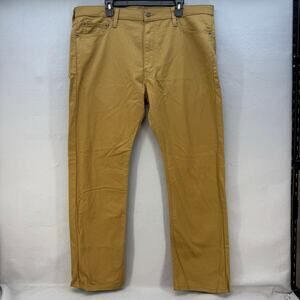 Levi's 513 Men's 40x30 Mustard Gold Straight Leg Preppy Business Casual Normcore